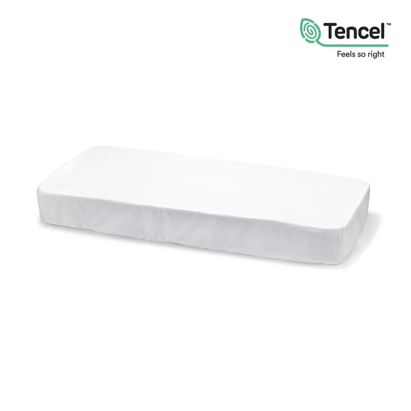 Cambrass Lenzuolo con angoli elasticizzati regolabile impermeabile in Tencel 60x120