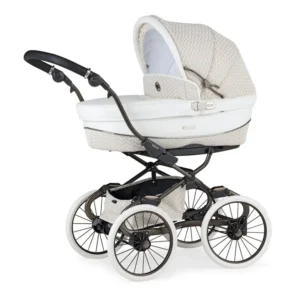 Sistema da viaggio 3 in 1 Bebecar Stylo Woven White, seggiolino auto Aurea