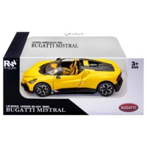 Negozio per neonati e bambini online 20 Negozio per neonati e bambini online Modellino Auto RW Model 1/24 Bugatti Mistral W16 Yellow